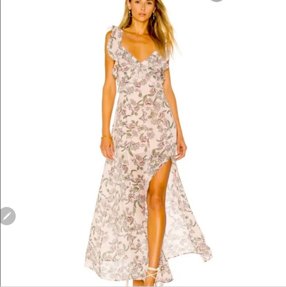🍋For Love & Lemons Bee Balm Maxi Dress - Picture 5 of 16